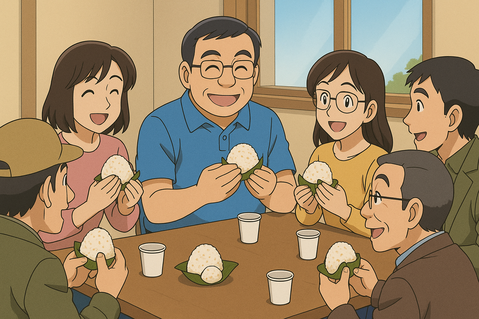 さなぼり交流の昼べ