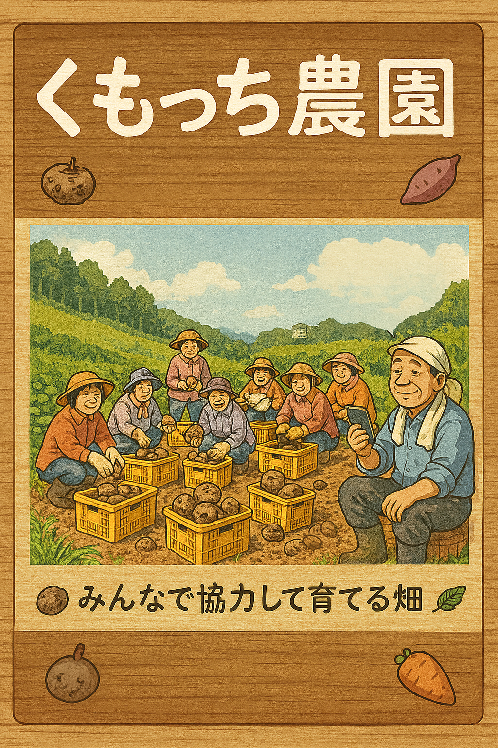 こんにゃく芋の収穫報告