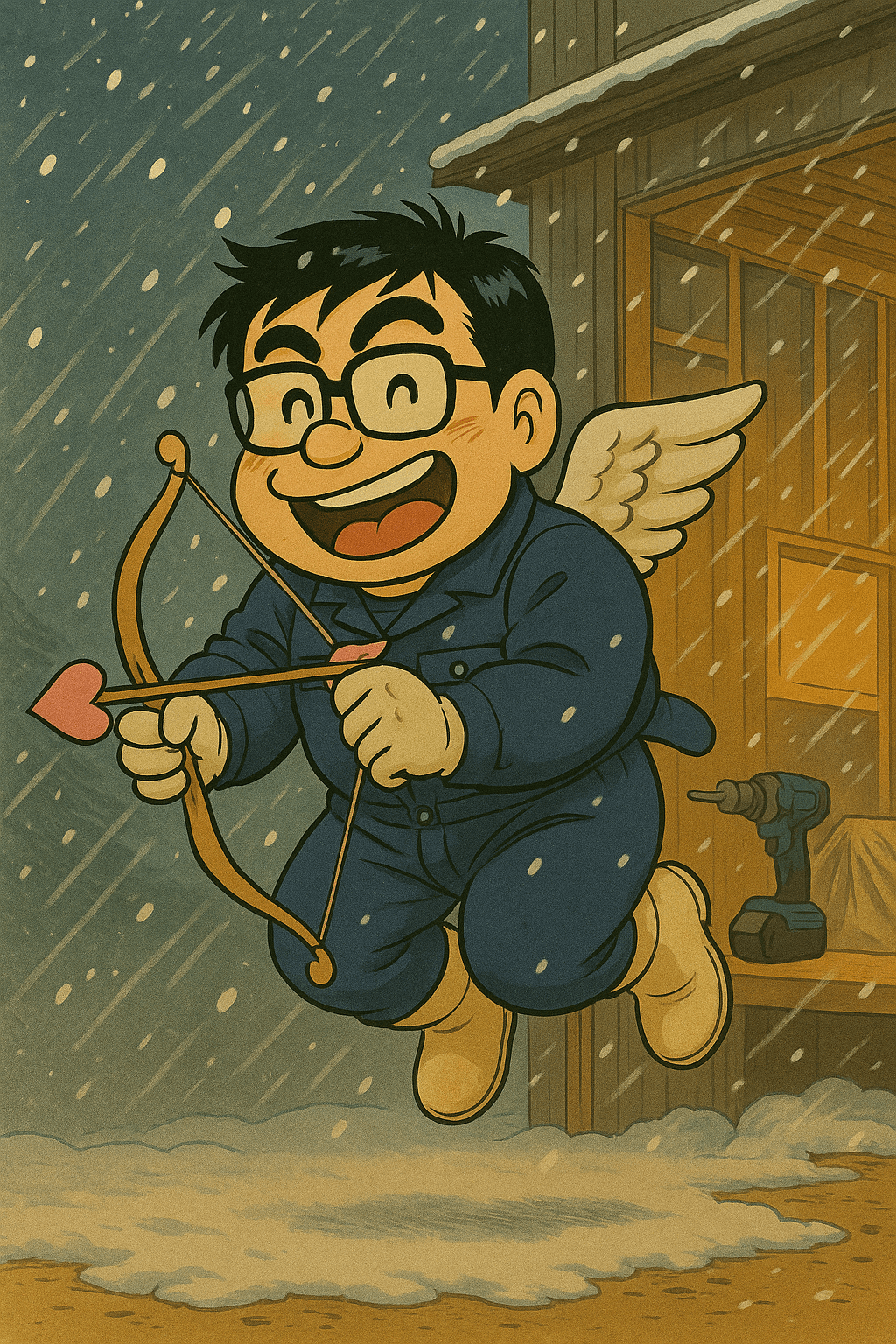 【雲原・初雪と運命のタイヤ交換】一筋のあかりが導いた、冬の始まりの物語