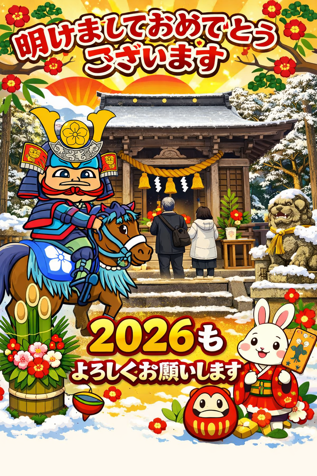 新年明けましておめでとうございます。