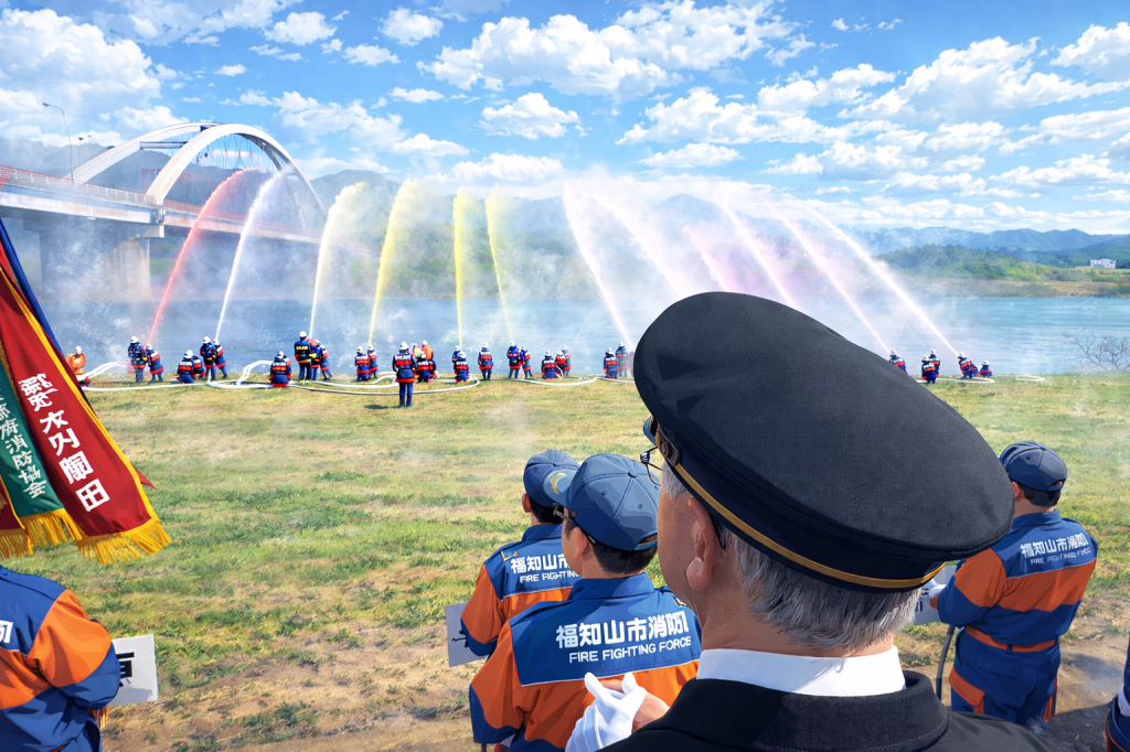 福知山市消防出初式に参加しました（雲原分団）