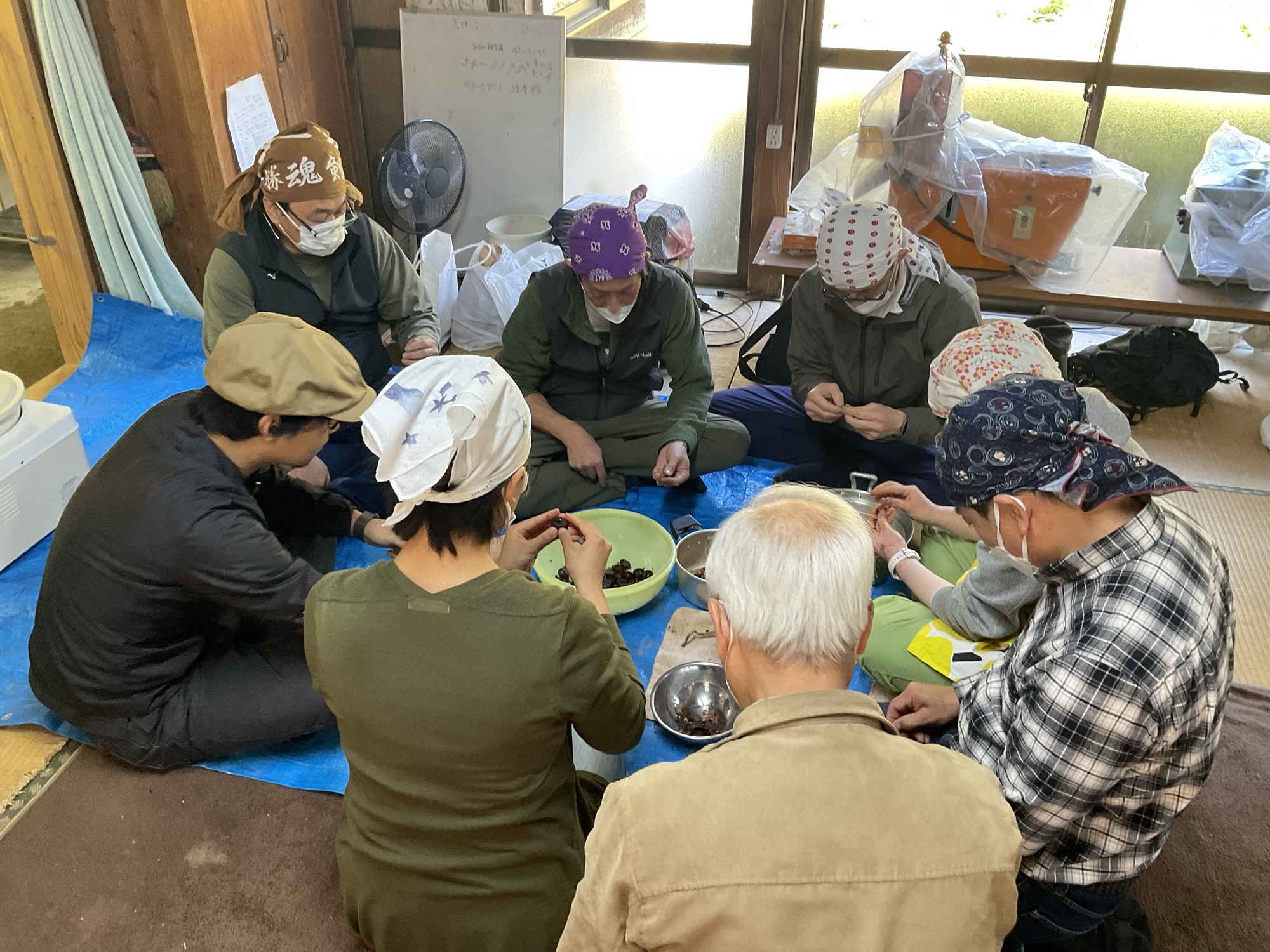 【活動報告】水源の里・古屋で「トチの皮むき・とち餅作り」をお手伝いしてきました！
